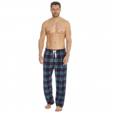 Teal Tartan Fleece Lounge Pants